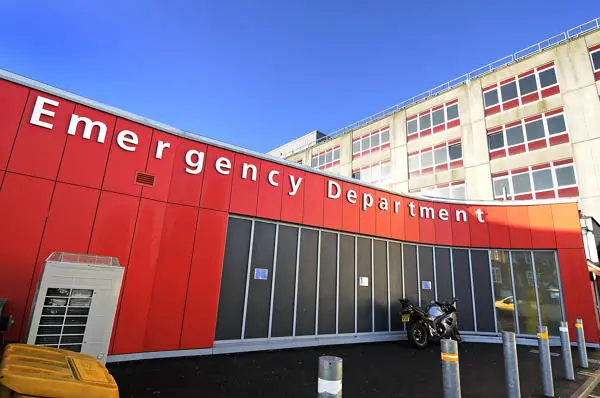 Outside of the emergency department