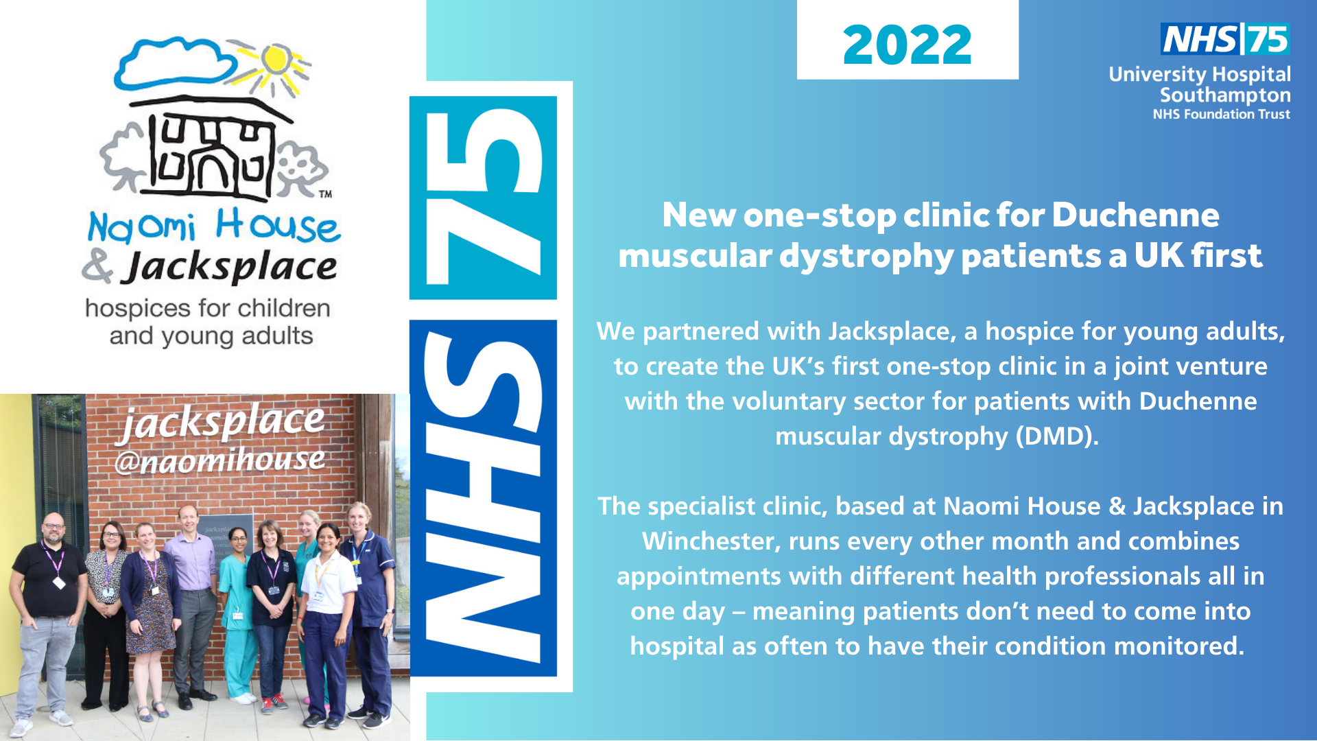 New one-stop clinic for Duchenne muscular dystrophy patients a UK first