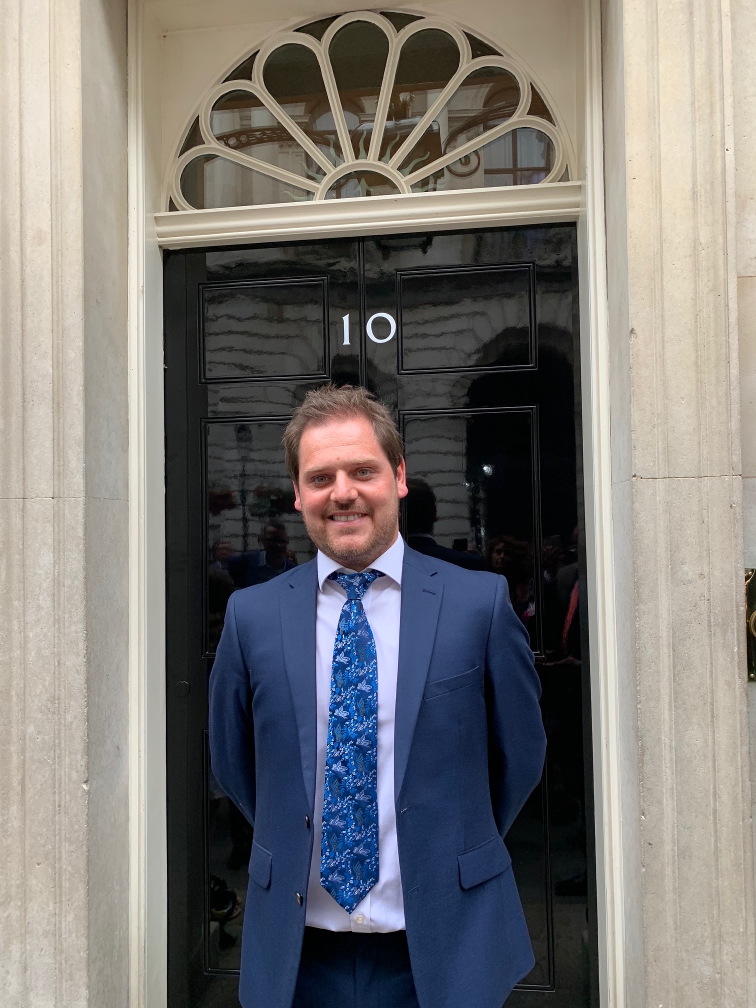 Philip Newland-Jones, consultant pharmacist in diabetes and endocrinology, at Number 10, Downing Street