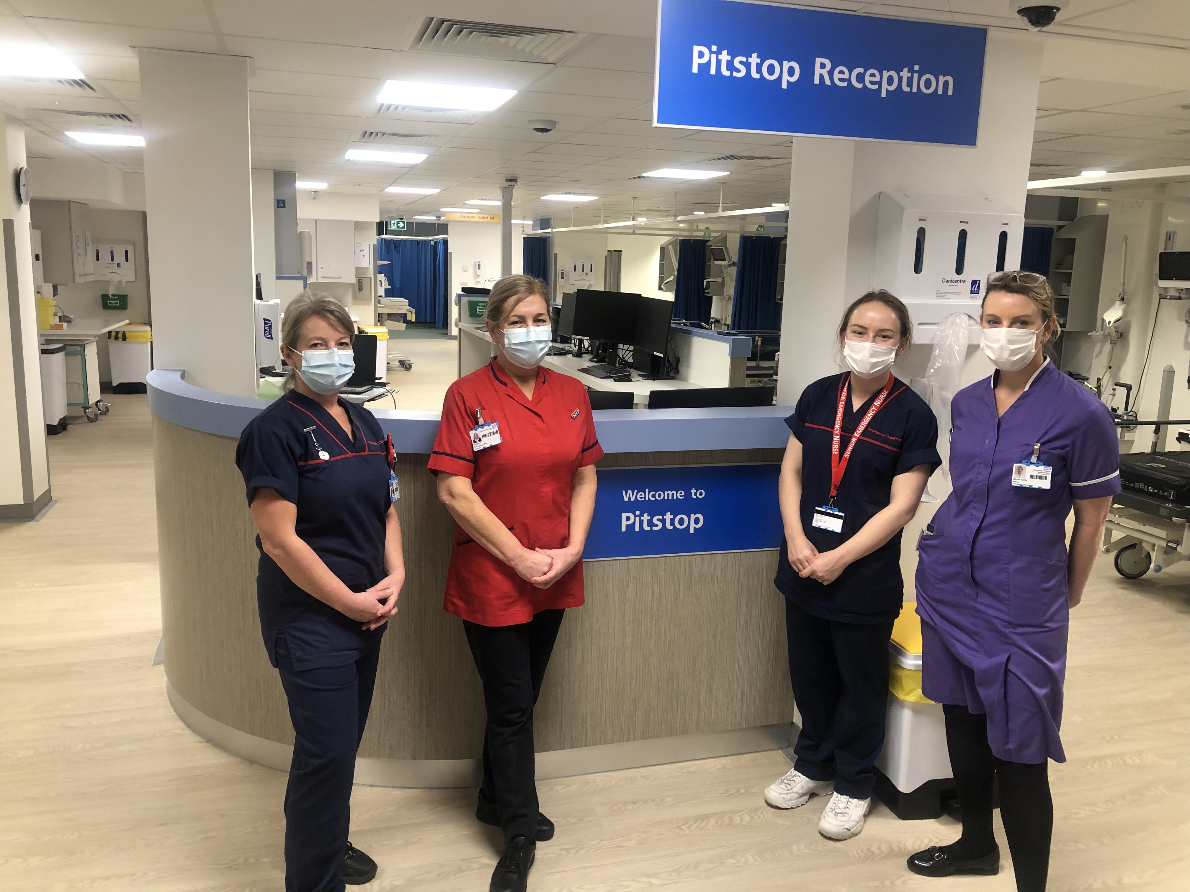 New pitstop area opens in University Hospital Southampton's emergency department