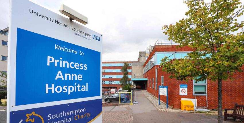 Princess Anne Hospital sign