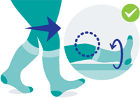 Graphic representing leg exercises