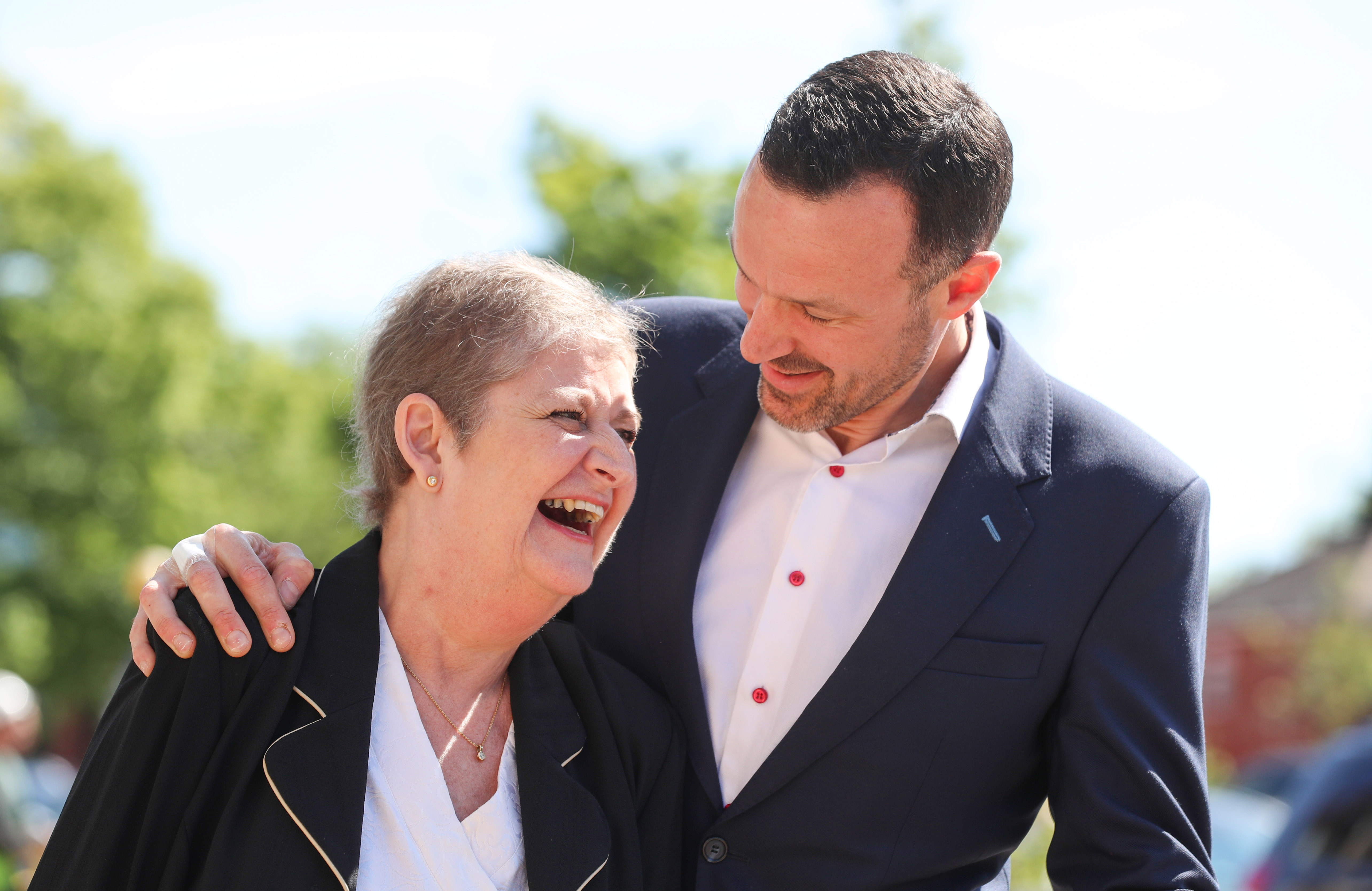 Janet Jenkins and Professor Tim Underwood