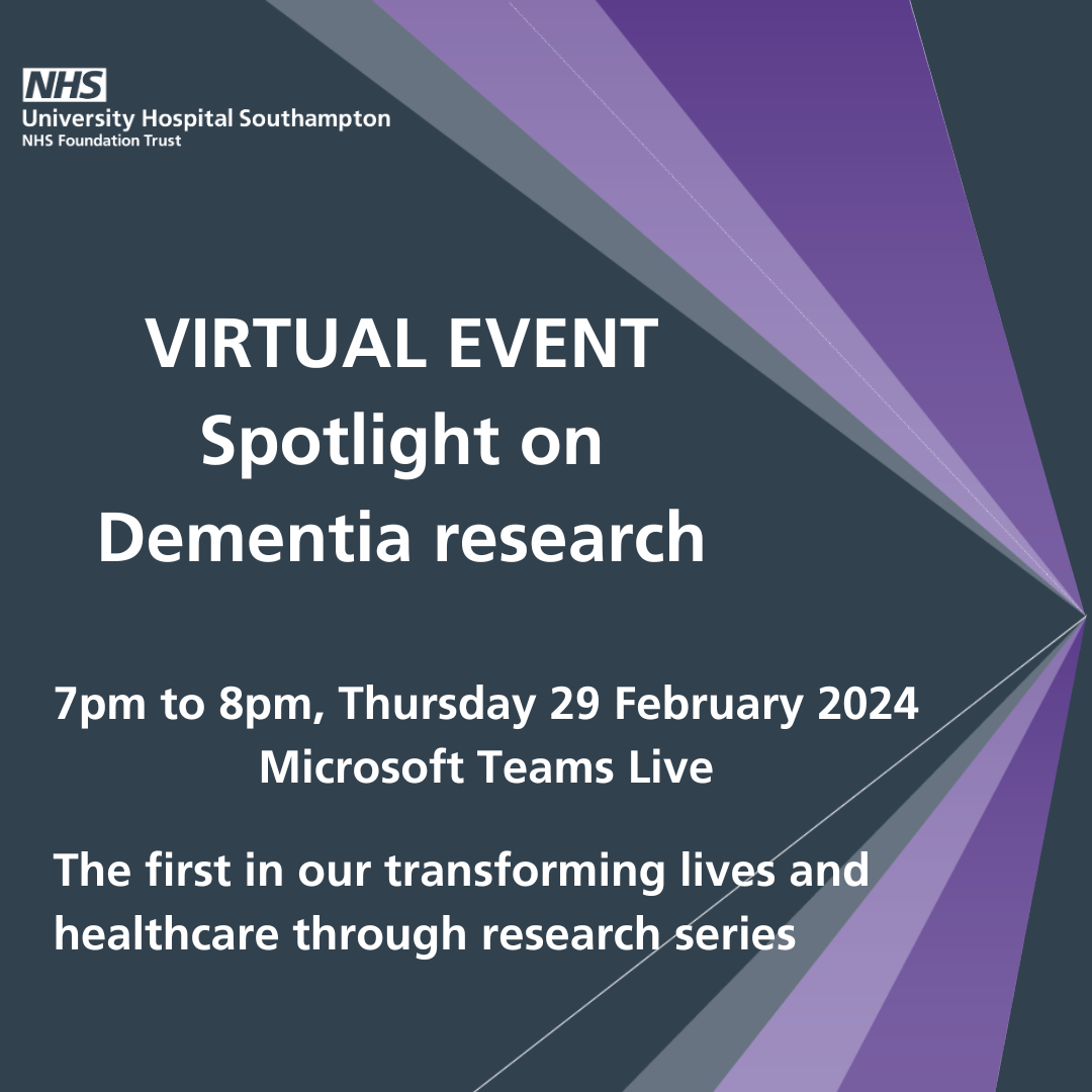 Virtual event - spotlight on dementia