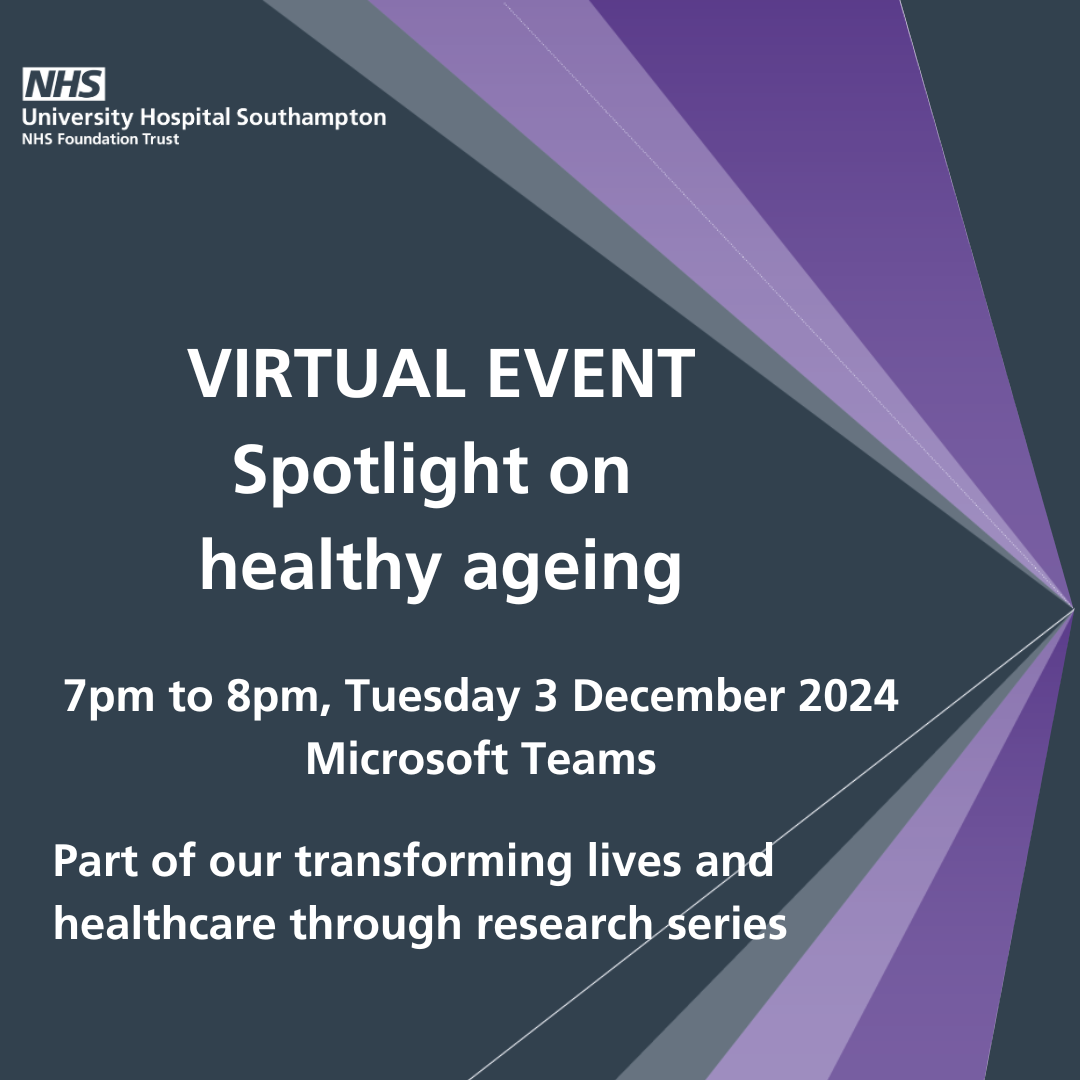 Virtual event: Spotlight on healthy ageing