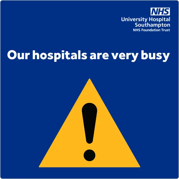 Our hospitals are very busy